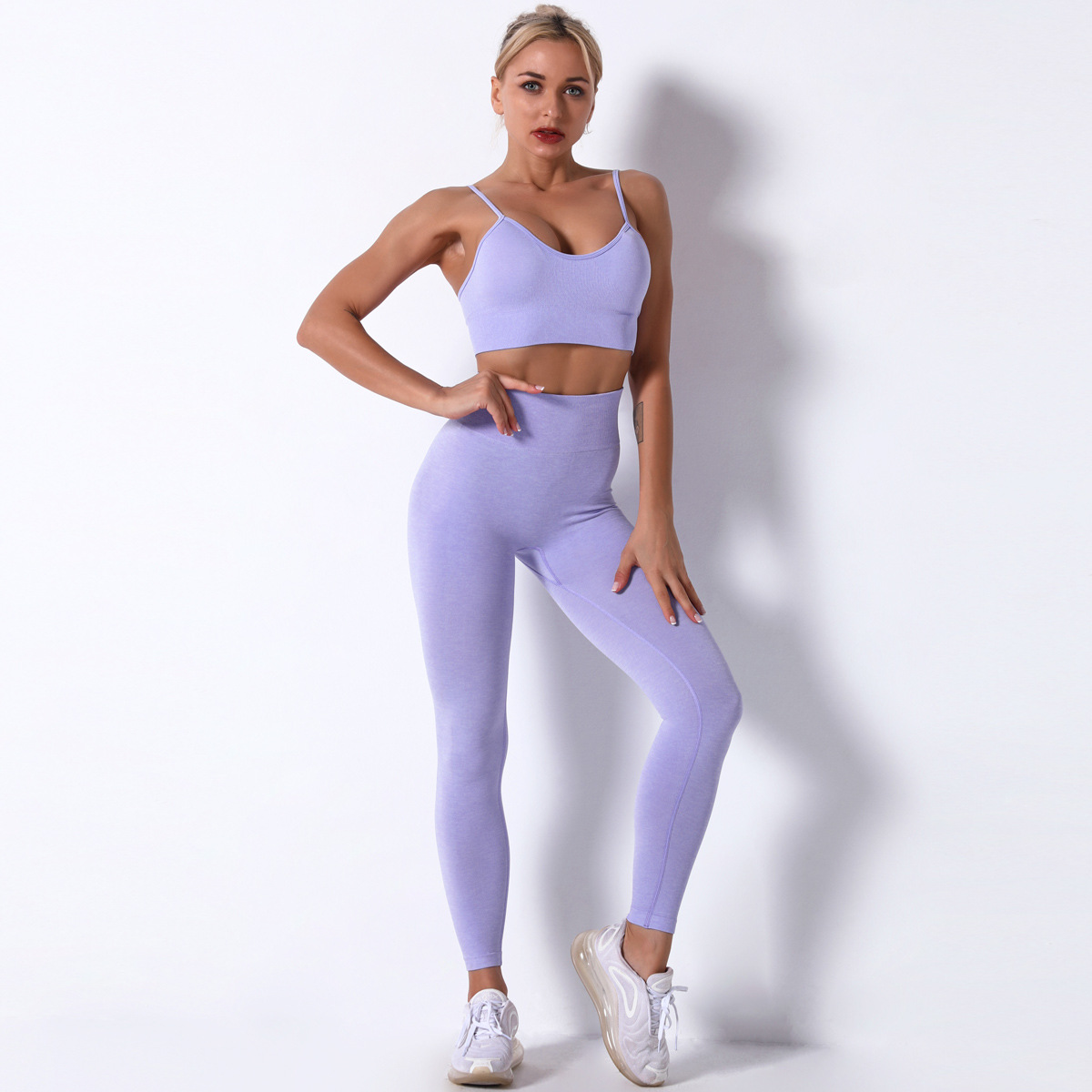 white FITNESS RUNNING YOGA CLOTHES